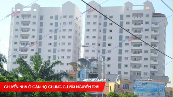 Chuyển nhà ở căn hộ chung cư 203 Nguyễn Trãi - quận 1, TPHCM