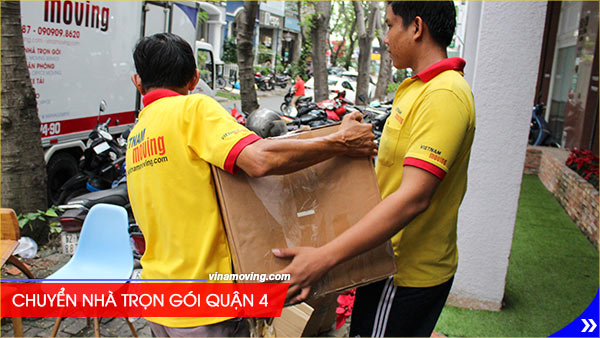 Dịch vụ chuyển nhà trọn gói quận 4 giá rẻ tiết kiệm tại TP Hồ Chí Minh