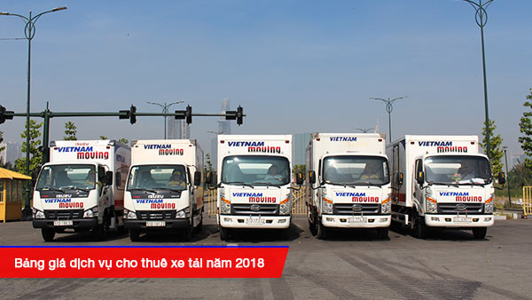 Bảng giá dịch vụ cho thuê xe tải năm 2018, Cho thuê xe tải ngày càng phổ biến hiện nay