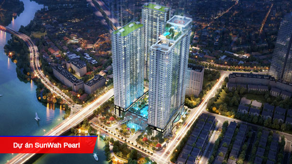 Sun Wah Pearl gồm các căn hộ chung cư cao cấp trong môi trường cảnh quan thoáng mát