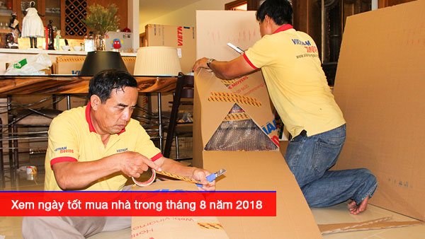 Xem ngày tốt mua nhà trong tháng 8 năm 2018