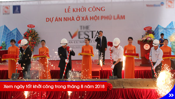 Xem ngày tốt khởi công trong tháng 8 năm 2018, Tháng 8 là thời điểm thích hợp để khởi công xây nhà