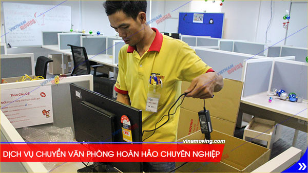 Dịch vụ chuyển văn phòng tại quận Bình Thạnh, TPHCM, Một văn phòng mới hoàn hảo với sự hỗ trợ của Vinamoving