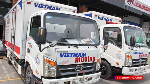Hệ thống xe tải chuyển văn phòng nhanh chóng và an toàn với sự trợ giúp của Vinamoving-Dịch vụ chuyển văn phòng trọn gói quận 12 nhanh chóng và an toàn