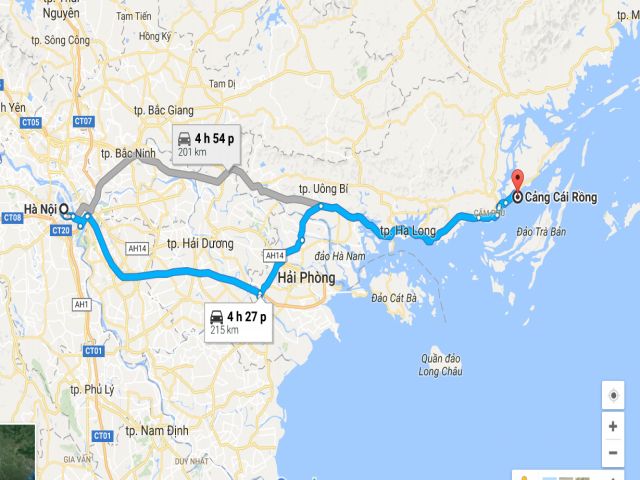 Từ Hà Nội đi Cô Tô – Quảng Ninh bao nhiêu km? 