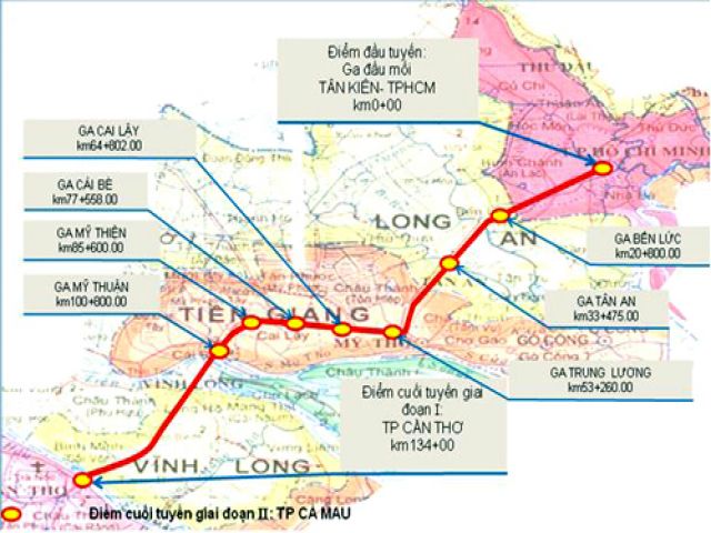 Từ TP.Hồ Chí Minh đi Cần Thơ mất bao nhiêu km?