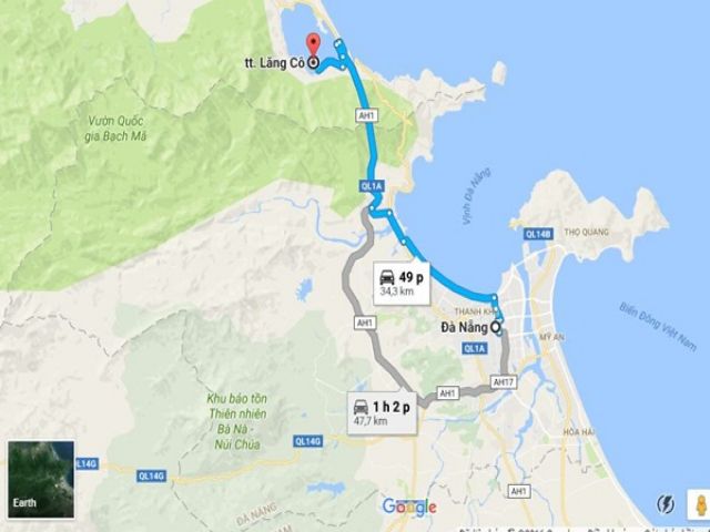 Từ Đà Nẵng đi Lăng Cô bao nhiêu km?