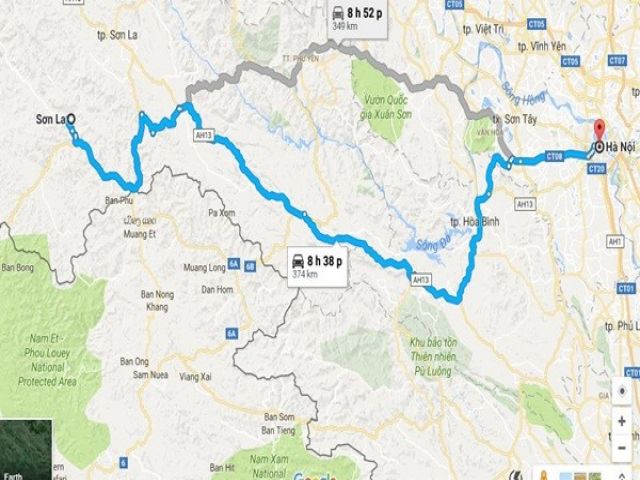 Từ Hà Nội đi Sơn La bao nhiêu km? 