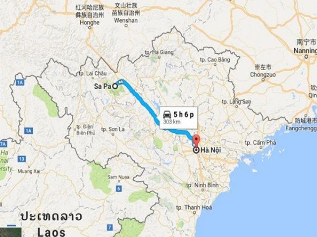 Từ Hà Nội đi Fansipan bao nhiêu km?