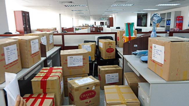 Bảng giá dịch vụ chuyển văn phòng trọn gói công ty Vina Moving